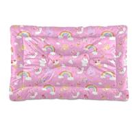 Sevdomey Cute Bunnies - Colchón de cama para mascotas, lavable, suave, cómodo, con parte inferior antideslizante para perros pequeños, medianos y grandes, gatos, 60 x 90 cm