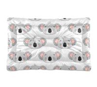Sevdomey Cute Koalas - Colchón de cama para mascotas, lavable, suave, cómodo, con parte inferior antideslizante para perros pequeños, medianos y grandes, gatos, 60 x 90 cm