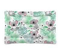 Sevdomey Cute Koalas - Colchón de cama para mascotas, lavable, suave, cómodo, con parte inferior antideslizante para perros pequeños, medianos y grandes, gatos, 60 x 90 cm