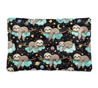 Sevdomey Cute Sloths - Colchón de cama para mascotas, lavable, suave, cómodo, con parte inferior antideslizante para perros pequeños, medianos y grandes, gatos, 60 x 90 cm