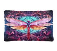 Sevdomey Dragonfly Totem - Cama para mascotas, cama para perro, gato, cama de perrera, colchón, lavable, suave, cómoda, con parte inferior antideslizante para perros pequeños, medianos y grandes