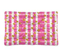Sevdomey Golden Hearts - Colchón de cama para mascotas, lavable, suave, cómodo, con parte inferior antideslizante para perros pequeños, medianos y grandes, 45 x 60 cm
