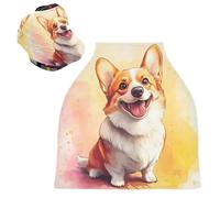 Sevdomey Linda funda de asiento de coche para bebés recién nacidos, funda multiusos suave y transpirable para lactancia materna - Fundas de asiento de coche - Bufanda de lactancia