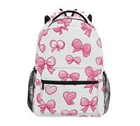 Sevdomey Mochila para laptop Bows and Hearts, impermeable, 15 L, elegante, ligera, con múltiples bolsillos para el trabajo, la escuela y los viajes