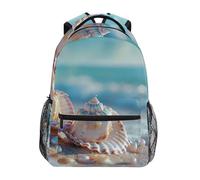 Sevdomey Mochila para portátil de playa con arena, impermeable, 15 L, elegante, ligera, con múltiples bolsillos para el trabajo, la escuela y los viajes