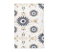 Sevdomey Sábanas bajeras para cuna de bebé con ojos dorados azules para recién nacidos, para niños y niñas, suaves, transpirables, impermeables, se adaptan a todas las formas de colchón de moisés