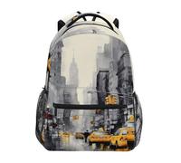 Sevdomey Streets Of Paris - Mochila para laptop, impermeable, 15 L, elegante, ligera, con múltiples bolsillos para el trabajo, la escuela y los viajes