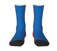 SEVEBJ Calcetines de media pantorrilla con estampado de bandera de Nueva Zelanda para mujeres y hombres, calcetines novedosos con diseño de impresión completa, bandera alemana, Bandera de Mongolia