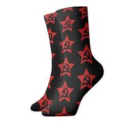 SEVEBJ Kanaka Maoli - Calcetines deportivos unisex con bandera hawaiana nativa hawaiana, calcetines deportivos novedosos, calcetines de vestir para hombre, calcetines estampados, calcetines comunistas