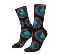 SEVEBJ Seal of the U.S. Defense Intelligence Agency Calcetines para mujeres y hombres, calcetines acolchados atléticos, calcetines casuales absorbentes 2, negro-2, 2 Negro-2, Altoa única