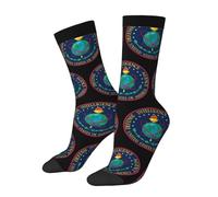 SEVEBJ Seal of the U.S. Defense Intelligence Agency Calcetines para mujeres y hombres, calcetines acolchados atléticos, calcetines casuales absorbentes 2, negro-2, 2 Negro-1, Altoa única