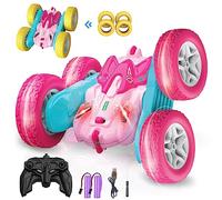 seveclotree Coche Teledirigido,360 ° Doble Giro 2.4GHz RC Radio Control Coches de Juguete,Juguete para Niños Niñas de 4 6 8 9 12 Años