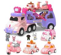 seveclotree Juguetes Niñas 2 3 Años,9 en 1 Coches de Juguetes con Luces y Sonidos,Regalo para Niñas Bebe 1 2 3 4 5 Años