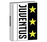 Seven Agenda escolar Juventus Standard 12 meses, blanco y negro, tapa dura hasta el final, producto oficial, accesorios mochila, niño
