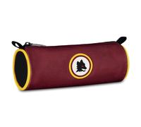 Seven AS Roma - Portalápices Escolar de fútbol Tombolotto, Rojo, Estuche Ovalado para bolígrafos, lápices y Accesorios, Escuela Secundaria y Superior, niño, Rojo, Moderno