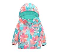 SEVEN BB Chaqueta de Esquí Impermeable para Niñas Cálido Chaquetas de Snowboard con Forro Polar Chica Abrigos de Invierno Fluorescente Cortavientos Esqui Naranja Chaqueta de Nieve Esquiar Niña 4 Años