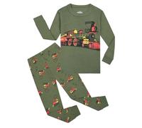 SEVEN BB Pijamas para Niños Tren Niño Algodón Dos Piezas Ropa Pantalón y Camiseta de Manga Larga para Dormir Conjunto Niño 5 Años