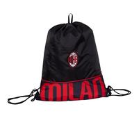 Seven Bolsa Deportiva AC Milan Glorious History para niños, Apertura con cordón, niño, niño, fútbol, Producto Oficial, Idea Regalo, Deporte, Mochila Escolar