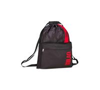 Seven Bolsa Deportiva Milan, Negro, Estructura Suave, Cierre cordón, Bolsillo Frontal, Accesorios Deportivos, fútbol, Escuela, para niños y Adolescentes, Indea Regalo Aficionado