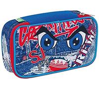 Seven Bolsa SJ Gang, Nueva, para Niños, Accesorios Escolares, Gran Compartimento Interno para Lápices