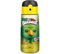 Seven Borraccia Kid Italian Brainrot, Verde, 460 ml, Acero Inoxidable,...