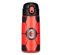 Seven Botella Kid Milan, rojo, 460 ml, acero inoxidable, sin BPA, hermética, caliente 12h/frío 24h, a prueba de fugas, reutilizable, escuela, deporte, viaje, niño, idea regalo