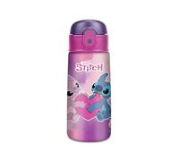 Seven Botella Kid Stitch, color lila, 460 ml, acero inoxidable, sin BPA, hermética, caliente 12h/frío 24h, a prueba de fugas, reutilizable, escuela, deporte, viaje, niña, idea regalo