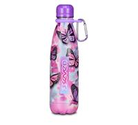 Seven Botella térmica de acero inoxidable Seven para interior y exterior, rosa, mantenimiento de temperatura hasta 24 h, botella escolar y tiempo libre, niña, Rosa, Talla única