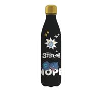 Seven Botella térmica Lilo & Stitch, Negra, Mantenimiento de Temperatura hasta 24 h, Botella Escolar y Tiempo Libre, niña y niña, Negro, Moderno