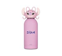 Seven Botella térmica Lilo & Stitch para niños, 350 ml, acero inoxidable sin BPA, tapa moldeada, mantenimiento temperatura: caliente 12h/frío 24h, producto oficial, idea regalo