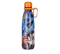 Seven Botella térmica, naranja, 500 ml, acero inoxidable, libre de BPA, sellado hermético, mantiene la temperatura caliente 12h reddo 24h, reutilizable, para niños y adolescentes, escuela, deportes