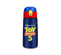 Seven Botella Toy Story 5, azul, 460 ml, acero inoxidable, sin BPA, hermética, caliente 12h/frío 24h, a prueba de fugas, reutilizable, escuela, deporte, viaje, niño, idea regalo