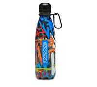 Seven Cantimplora, multicolor, botella térmica de acero inoxidable para interior y exterior, mantenimiento de temperatura hasta 24 h, botella térmica para niños