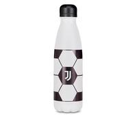 Seven Cantimplora térmica Juventus, blanco, 500 ml, acero inoxidable, libre de BPA, mantenimiento de temperatura caliente 12h reddo 24h, escuela, viajes, deportes, niños, niños, adultos, fútbol