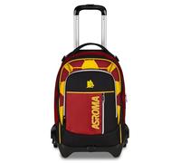 Seven Carrito Escolar Jack de 3 Ruedas Negro 33L Desmontable Cross-Over System 3 en 1 Mochila Mochila Bolsillo Frontal Primaria y Secundaria niños fútbol Producto Oficial