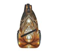 Seven Chakras Meditation Zen - Bolso cruzado de hombro de loto sagrado, mochila de viaje para hombre, mochila de senderismo