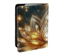 Seven Chakras Meditation Zen - Soporte para pasaporte con estampado de loto sagrado, funda de viaje de piel sintética para pasaporte, organizador para hombres y mujeres, 6.5 pulgadas, Black, Talla