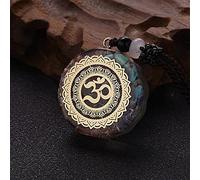 Seven Chakras Necklace For Women Men Colorful Natural Stone Geometric Pendant Rope Chain Necklace Jewelry-NC20Y0439