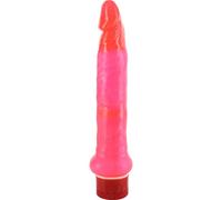 Sevencreations consolador vibrador anal en gel rosa - Profundidad: 62 mm, Couleur: Rojo, Rayon: Couple, Ancho: 70 mm, Longitud: 255 mm