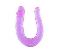 Seven creations - pene con dos cabezas de gelatina flexible