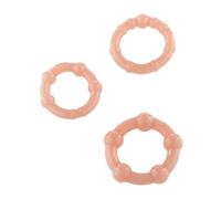 Seven Creations Stay Hard Cock Rings Skin 3 uds