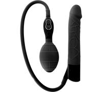 Sevencreations consolador realista vibrador negro hinchable - Profundidad: 55 mm, Couleur: Negro, Rayon: Couple, Ancho: 140 mm, Longitud: 250 mm