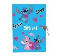 Seven Diario secreto LILO & STITCH, azul, diario para niños, candado y llaves incluidas, producto oficial, caja de regalo incluida, idea de regalo