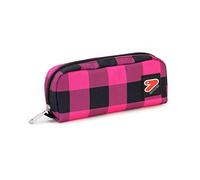 Seven Estuche - Bolsa para bolígrafos, multicolor, caja para artículos de papelería, estuche para bolígrafos para niños y niñas adolescentes, perfecto para material escolar, Rosado/Negro COLLEGE GIRL