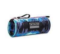 Seven Estuche Escolar Ovalado 1 Compartimiento - BAUL SHADECOL Girl - Jet Black - Soporte para Bolígrafos Escolares - para Niños Niñas y Adolescentes - Portalápices