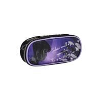 Seven Estuche escolar Round Plus - Miércoles - Be the Strange You Want to Be, multicolor - Estuche escolar con cremallera con organizador interior, trabillas elásticas - Accesorios mochila escolar -