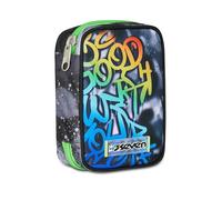 Seven Estuche Escolar Speed Pad Sprint Paint Boy, Multicolor, portalápices Mono Compartimento con Placas extraíbles, Completo de bolígrafos, lápices, Colores, Accesorios Mochila, Escuela Primaria