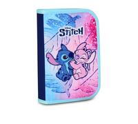 Seven Estuche Lilo & Stitch guardería 1 Cremallera, Celeste y Rosa, Estuche Mono Compartimento Completo de lápices, rotuladores, Accesorios Mochila, niña, Celeste E Rosa, Moderno