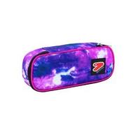 Seven Estuche - TYE AND DYE GIRL Bolsa para bolígrafos, caja para artículos de papelería, bolsa para bolígrafos, perfecta para material escolar, para adolescentes, niñas y niños, morado/Azul/Rosado