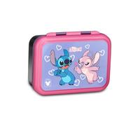 Seven Fiambrera Lilo & Stitch, lila, 850 ml, resistente al calor, divisor interior, apto para lavavajillas, base de acero, escuela, deporte, viaje, niño, niña